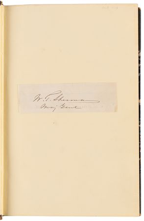 Lot #370 William T. Sherman Signature in Memoirs of General Sherman (2 Vols.) - Image 4