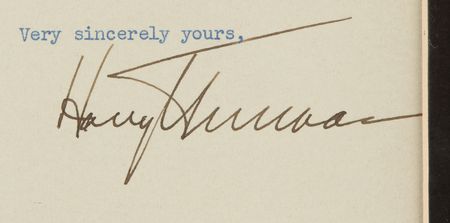 Lot #114 Harry S. Truman Typed Letter Signed as President - Image 3