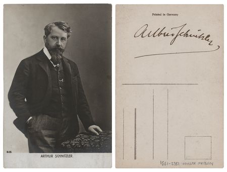 Lot #478 Arthur Schnitzler Signed Photograph - Image 1