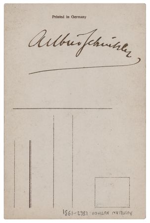 Lot #478 Arthur Schnitzler Signed Photograph - Image 3