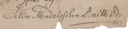 Lot #482 Felix Mendelssohn-Bartholdy Autograph Letter Signed to a Young Composer - 