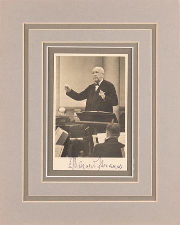 Lot #516 Richard Strauss Signed Photograph - Image 1