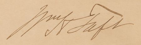 Lot #112 William H. Taft Document Signed as President - Image 2