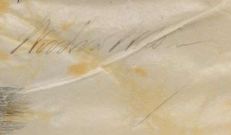 Lot #130 Woodrow Wilson and Franklin D. Roosevelt Document Signed as President and Acting Secretary of the Navy - Image 4