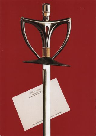 Lot #190 Pierre Cardin Signed Greeting Card - Image 2