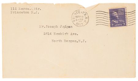 Lot #166 Albert Einstein Typed Letter Signed on Humanity After the Holocaust: 