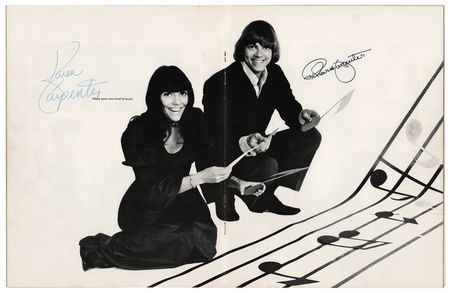Lot #626 The Carpenters Signed 1972 Tour Program - Image 1