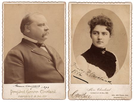 Lot #47 Grover and Frances Cleveland (2) Signed