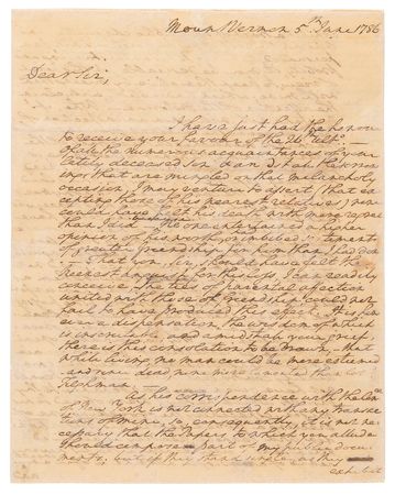 Lot #1 George Washington Autograph Letter Signed on the 'Asgill Affair,' Denying Psychological Torture of a British Prisoner of War Chosen by Lottery for Retaliatory Execution, by “erecting a [gallows] before his prison window” - Image 3