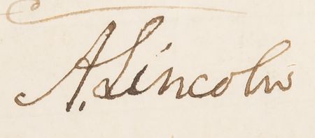 Lot #23 Abraham Lincoln Letter Signed as the Republican Presidential Nominee (1860) - Image 2