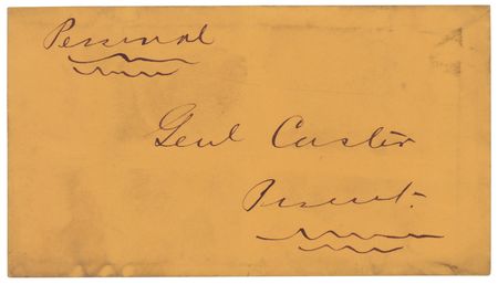 Lot #284 7th Cavalry: Algernon Smith Autograph Letter Signed to Gen. George Custer, Sending a Pistol, Ammunition, and Advice on Horses - Image 2