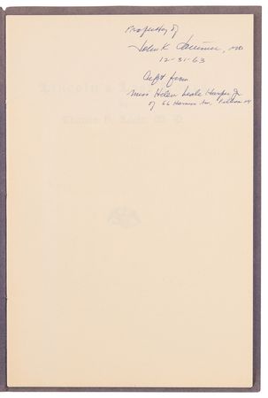 Lot #29 Lincoln's Last Hours by Charles A. Leale - From the Collection of Assassination Researcher Dr. John K. Lattimer - Image 4