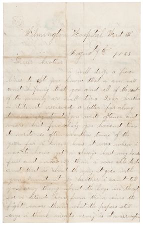 Lot #281 Gettysburg: Soldier's Handwritten Account of John Burns - 