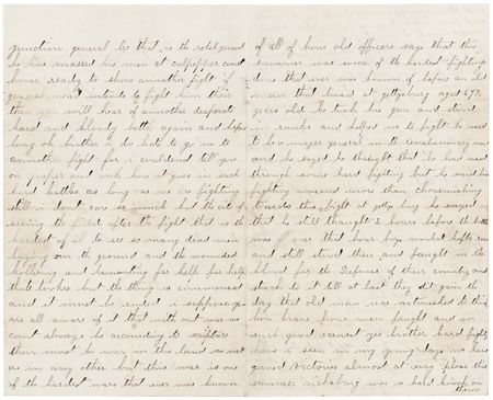 Lot #281 Gettysburg: Soldier's Handwritten Account of John Burns - 