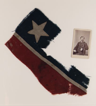 Lot #314 Civil War: Battle of Cedar Creek Confederate Battle Flag Relic - Only Known Example - Image 2