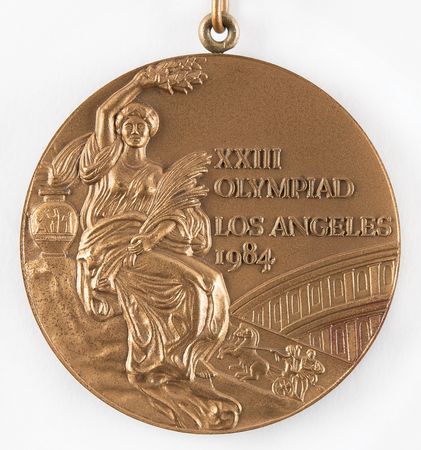 Lot #3101 Los Angeles 1984 Summer Olympics Bronze Winner's Medal for Shooting - Image 3