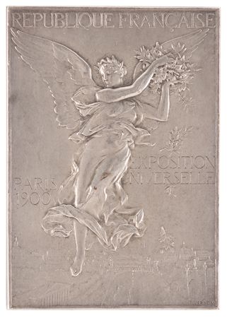Lot #3040 Paris 1900 Olympics Winner's Medal for Shooting - Image 1