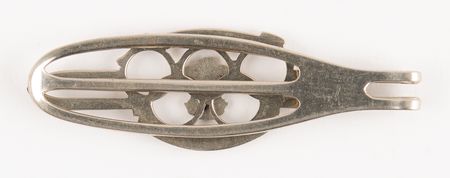 Lot #3330 Los Angeles 1932 Summer Olympics Souvenir Money Clip - Image 2