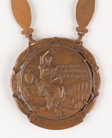 Lot #3084 Rome 1960 Summer Olympics Bronze Winner's Medal for Shooting - Image 4