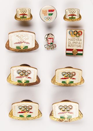 Lot #3245 Hungarian NOC Collection of (29) Summer and Winter Olympics Pins - Image 2