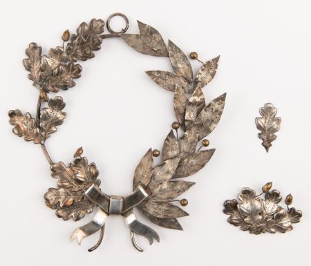 Lot #3074 Berlin 1936 Summer Olympics Silver Winner's Medal, with Other Medals and Trophies from the Collection of Equestrian Johan Jacob Greter - Image 5