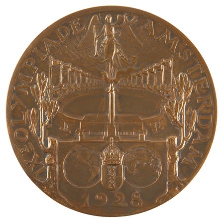 Lot #3139 Amsterdam 1928 Summer Olympics Bronze Participation Medal - Image 2
