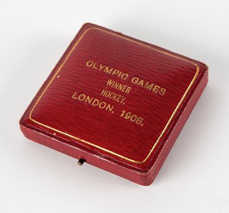Lot #3061 London 1908 Olympics Gold Winner's Medal for Field Hockey - Image 6