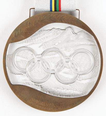 Lot #3107 Albertville 1992 Winter Olympics Bronze Winner's Medal - Image 3