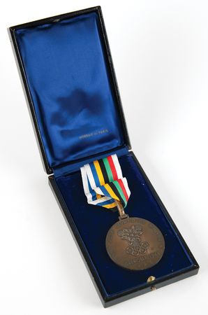 Lot #3089 Grenoble 1968 Winter Olympics Bronze Winner's Medal for Ice Hockey - Image 5
