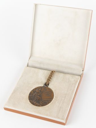 Lot #3093 Munich 1972 Summer Olympics Bronze Winner's Medal for Gymnastics - Image 7