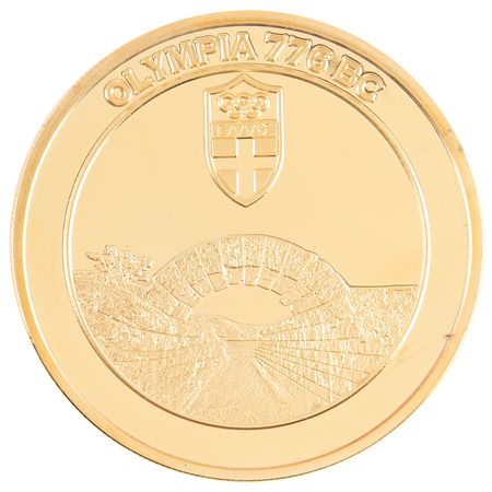 Lot #3369 Paris 2024 Summer Olympics Commemorative Medal by the Hellenic Olympic Committee - Image 2