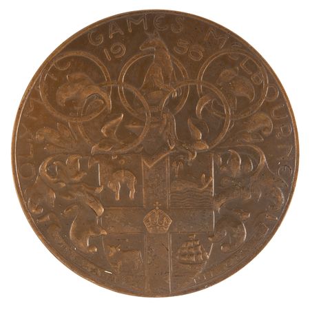 Lot #3148 Melbourne 1956 Summer Olympics Bronze Participation Medal - Image 2