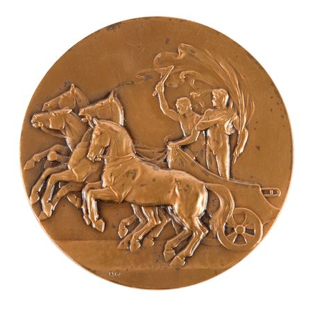 Lot #3146 London 1948 Summer Olympics Bronze Participation Medal and Diploma - Image 2