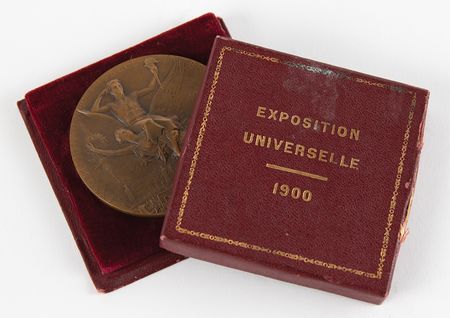 Lot #3322 Paris 1900 Exposition Universelle/Summer Olympics Bronze Commemorative Medal - Image 4