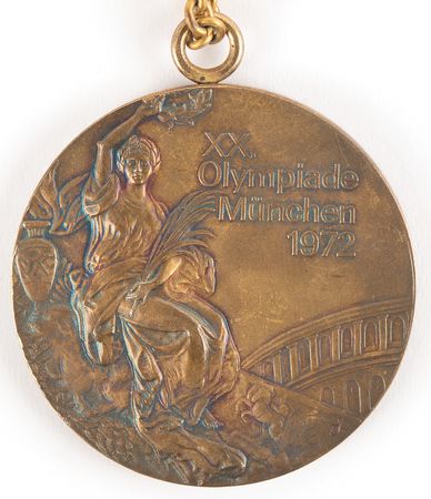 Lot #3094 Munich 1972 Summer Olympics Gold Winner's Medal for Men's Rowing - Image 3