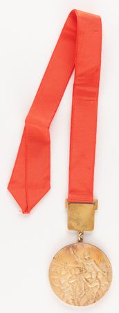 Lot #3090 Mexico City 1968 Summer Olympics Gold Winner's Medal for Fencing - Image 2
