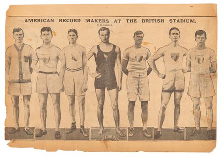 Lot #3325 William Robbins's London 1908 Olympics 400-Meter Competitor's Bib - Image 3