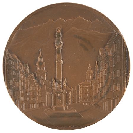 Lot #3150 Innsbruck 1964 Winter Olympics Bronze Participation Medal - Image 2