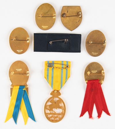 Lot #3226 Stockholm 1956 Summer Olympics (8) Badges - Image 2