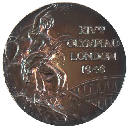 Lot #3079 London 1948 Summer Olympics Gold