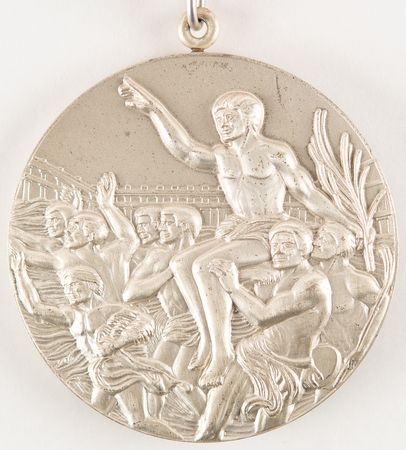 Lot #3103 Los Angeles 1984 Summer Olympic Silver Winner's Medal for Equestrian Team Dressage - Image 4