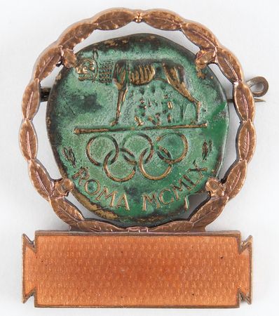 Lot #3230 Rome 1960 Summer Olympics Visitor's Badge - Image 1