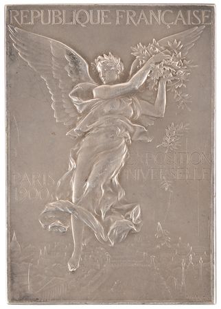 Lot #3042 Paris 1900 Olympics Silver Winner's Medal for Shooting - Image 1