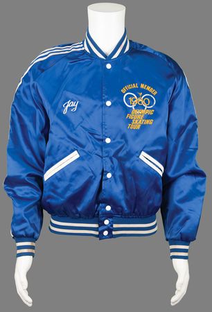 Lot #3354 Lake Placid: Official 1980 Olympic Figure Skating Tour Jacket - Image 1