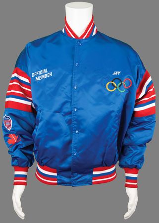 Lot #3357 Calgary: Official 1988 Olympic and World Figure Skating Champions Tour Jacket - Image 1
