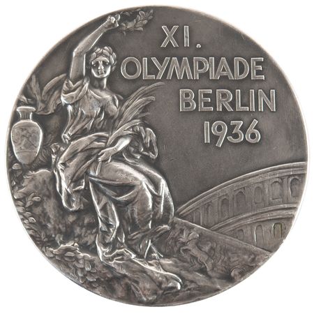 Lot #3073 Berlin 1936 Summer Olympics Silver Winner's Medal - Image 1