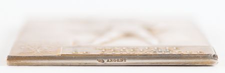 Lot #3044 Paris 1900 Olympics Gilt Silver Winner's Medal for Gymnastics (Fete Federale) - Image 3