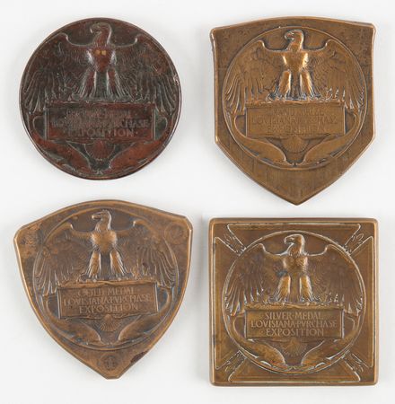 Lot #3054 St. Louis 1904 Louisiana Purchase Exposition (4) Non-Athletic Award Medals - Image 1