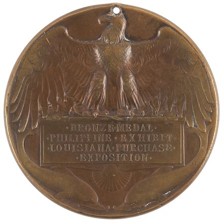 Lot #3055 St. Louis 1904 Louisiana Purchase Exposition Bronze Philippine Exhibit Medal - Image 1