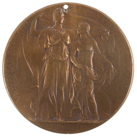 Lot #3055 St. Louis 1904 Louisiana Purchase Exposition Bronze Philippine Exhibit Medal - Image 2
